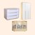Quarto de Bebê Completo Evolutivo Berço + Cômoda + Guarda-Roupa 3 Portas - Imagem 1