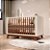 Quarto de Bebê Completo Sambalelê  Com Berço + Cômoda + Guarda-Roupa 4 Portas - Imagem 2