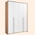 Quarto de Bebê Completo Sambalelê  Com Berço + Cômoda + Guarda-Roupa 4 Portas - Imagem 12