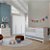 Quarto de Bebê Completo Sol e Mar Berço + Cômoda 4 Gavetas + Guarda-Roupa Modulado 4 Portas - Imagem 2