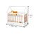 Quarto de Bebê Completo Wood Berço + Cômoda 6 Gavetas + Guarda-Roupa - Imagem 18