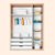 Quarto de Bebê Completo Wood Berço + Cômoda 6 Gavetas + Guarda-Roupa - Imagem 17