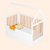Quarto de Bebê Completo Wood Berço + Cômoda 6 Gavetas + Guarda-Roupa - Imagem 5
