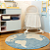 Tapete Infantil Algodão Mapa Mundi - Imagem 3
