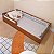 Cama Montessoriana Com Rattan Tamanho Solteiro Coleção Divertidamente Cor Branca - Imagem 1