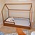 Cama Montessoriana Casinha Com Rattan Coleção Divertidamente Cor Branca - Imagem 2