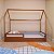 Cama Montessoriana Casinha Com Rattan Coleção Divertidamente Cor Branca - Imagem 5