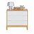 Cômoda Infantil Moderna 3 Gavetas Coleção Lion Cor Nature com Branco - Imagem 10