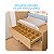 Cômoda Infantil Moderna 3 Gavetas Coleção Lion Cor Nature com Branco - Imagem 8