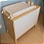 Cômoda Infantil Moderna 3 Gavetas Coleção Lion Cor Nature com Branco - Imagem 3