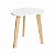 Mesa de Apoio Nuvem Cor Branco/Nature - Imagem 5