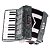 Acordeon Michael 08 Baixos ACM0822 PBK - Imagem 1