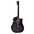 Violão Elétrico Aço Vogga Folk VCK370 BMF Black Maple Flamed - Imagem 1