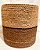Cesto Culinas de Palha Natural - G -  38cmx38cmx36cm - Imagem 1
