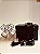 Kit Caixa Retangular Madeira Matelasse Preto. - Imagem 1