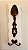 Cabideiro Colher Vintage 10x28cm - Imagem 1