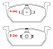 Pastilha Freio Dianteira VW Novo Polo Nivus TCross Virtus 1.0 TSi 2018/.. Audi A1 Sportback 2018/.. Seat Leon 2012/.. - Imagem 3