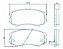 Pastilha Freio Dianteira Cerâmica Hyundai Elantra 2006/.. - Imagem 3