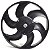 Eletroventilador Vw Gol Bola Parati Saveiro Logus 1.6 1.8 - Imagem 1