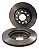 Par Disco de Freio Dianteiro Audi A3 1.6 VW Jetta Highline 2.0 TSi 9 Furos 280mm - Imagem 2