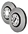 Par Disco de Freio Dianteiro Citroen C3 C4 Palas Grand PIcasso Lounge Cactus C5 Peugeot 207 208 307 308 408 2008 283mm - Imagem 2