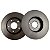 Par Disco de Freio Dianteiro Hyundai Santa fé 2.7 2001 a 2010  Kia Sorento 2.2 2.4 2010 - Imagem 2