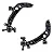 Par Bandeja Dianteira Esquerda Completa Com Bucha Bmw X1 X2 220 225 F48 F49 2015/19 Mini Cooper Clubman CountryMan F54 F - Imagem 1
