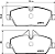 Pastilha Freio Dianteira Mini Cooper F55 F56 R56 1.2 1.5 1.62007 a 2017 BMW E81 E87 118i 120i 2.0 2007 a 2011 - Imagem 3