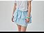 SAIA SHORT C/ BABADOS AZUL CLARO - TWOIN (899006B) - Imagem 1