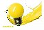 Lâmpada led bolinha G45 1,5w decorativa amarela E27 220v Galaxy Led. - Imagem 2