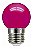 Lâmpada led bolinha G45 1,5w decorativa rosa E27 220v Galaxy. - Imagem 1