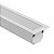 Perfil de embutir LED linear 1 metro IRC 93 2700K 11,5W/M 24V alumínio branco. - Imagem 5