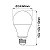 Lâmpada Led Bulbo A60 12W 3000K E27 Bivolt 1009R - Galaxy Led. - Imagem 2