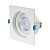 Plafon de embutir LED Easy recuado quadrado 30° 3000K 12W bivolt 14X14X7cm ABS branco. - Imagem 4