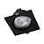 Plafon de embutir LED Easy recuado quadrado 30° 3000K 12W bivolt 14X14X7cm ABS preto. - Imagem 3