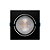 Plafon de embutir LED Easy recuado quadrado 30° 3000K 12W bivolt 14X14X7cm ABS preto. - Imagem 2