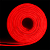 Fita LED Neon 12W/M 1.200W 12V 100 metros externo IP65 Vermelho. - Imagem 4