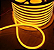 Fita LED Neon 12W/M 1.200W 12V 100 metros externo IP65 Amarelo. - Imagem 3