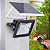 Refletor LED solar com controle 10w 25 leds auto recarregável 3000K IP67. - Imagem 6