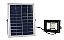 Refletor LED solar com controle 10w 25 leds auto recarregável 3000K IP67. - Imagem 4