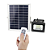 Refletor LED solar com controle 10w 25 leds auto recarregável 3000K IP67. - Imagem 1