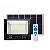 Refletor LED solar com controle 300w auto recarregável 6500K IP67. - Imagem 2
