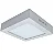 Luminária Plafon LED 6W Quadrada 12cm x 12cm Sobrepor 6500K bivolt. - Imagem 1