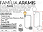 Luminária de mesa Aramis com entrada USB 40X21cm aço cinza. - Imagem 3