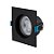 Plafon de embutir LED easy recuado quadrado 30º 3000K 7W bivolt 11,7X11,7X6,5cm ABS preto. - Imagem 3