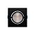 Plafon de embutir LED easy recuado quadrado 30º 3000K 7W bivolt 11,7X11,7X6,5cm ABS preto. - Imagem 2