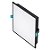 Plafon de embutir LED Edge quadrado 3000K 14W 110º bivolt 20x20x5,2cm policarbonato preto. - Imagem 2