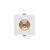 Plafon de embutir LED Móbili quadrado dimerizável para movelaria IRC90 2700K 2W 12V 3,7x3,7x1,9cm policarbonato e ABS branco. - Imagem 2
