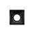 Plafon de embutir Square Ghost recuado quadrado PAR20 11,2x11,2x10,5cm alumínio preto. - Imagem 1