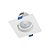 Plafon de embutir LED Easy recuado quadrado 34° 3000K 4,5W bivolt 9,5x9,5x5,4cm ABS branco. - Imagem 1